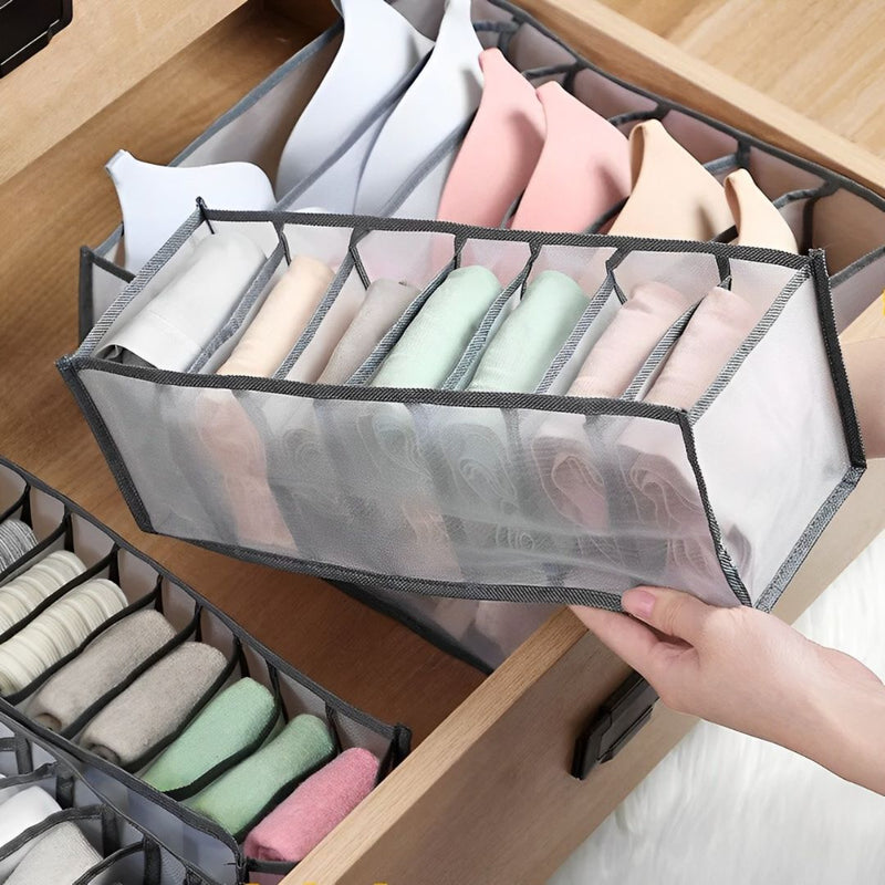 Organizador de roupas íntimas dobrável
