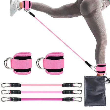 Kit de elásticos para treino de glúteos em casa